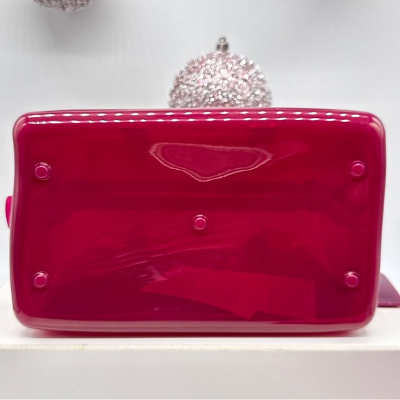 Furla Candy Jelly Satchel Bag – Burgundy, Gold Hardware – New - Picture 3 of 16